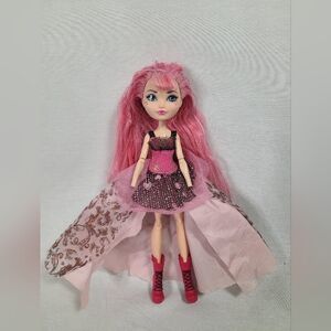 Ever After High Doll Thronecoming CA Cupid Doll- TLC Missing Hands, Ripped Dress